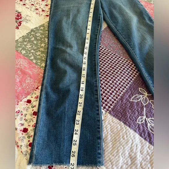 - L’AGENCE High Waisted Straight Leg Denim Jeans Size 27