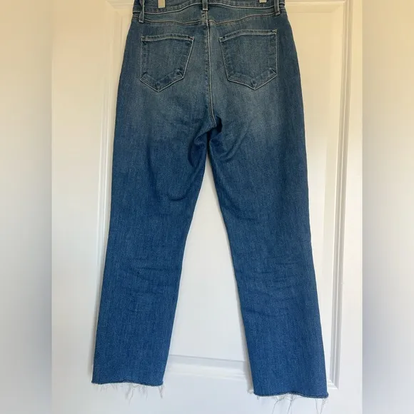 - L’AGENCE High Waisted Straight Leg Denim Jeans Size 27