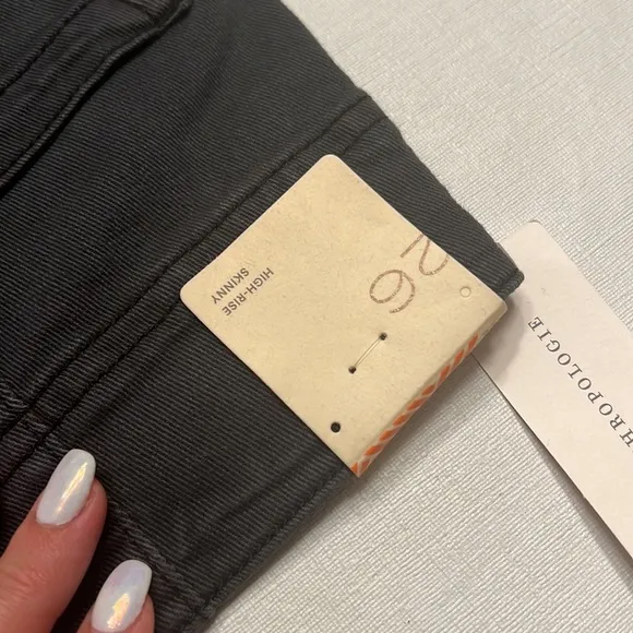 🟡 NWT Anthropologie Pilcro High-Rise Darted Skinny Jeans