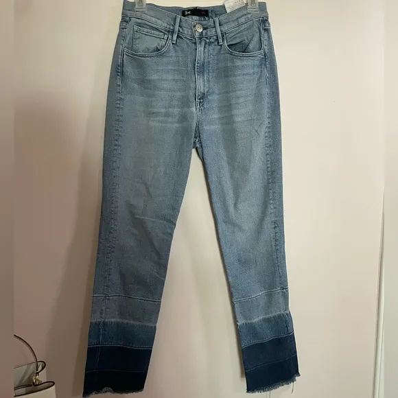 3x1 Shelter High-Rise Straight-Leg Spectrum Jeans