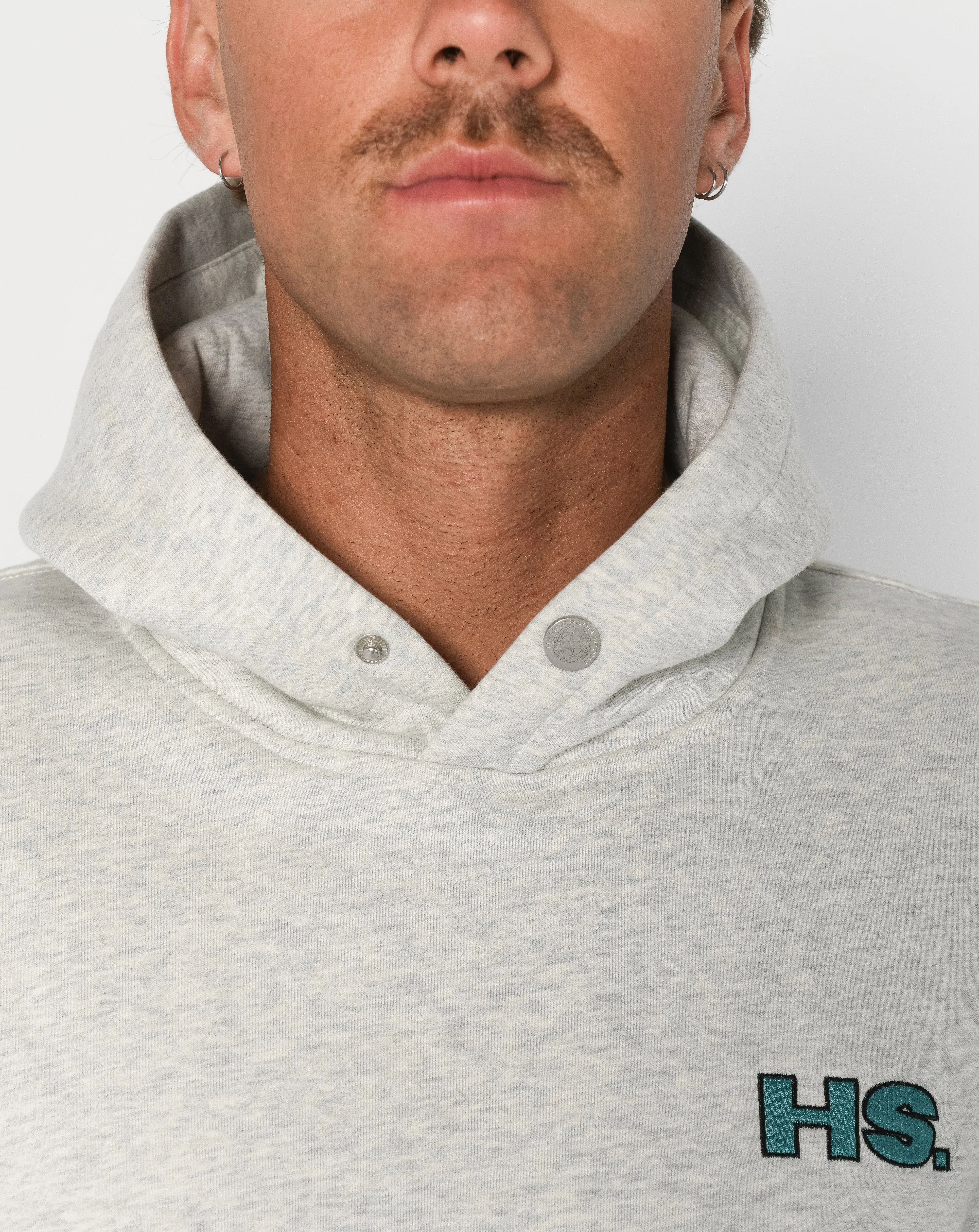 96' GAMES HOODIE - Marl Grey