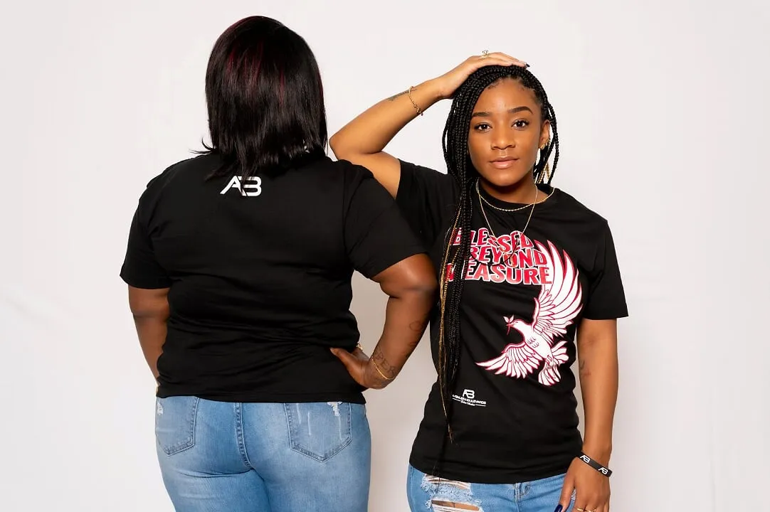 A&B (BLESSED BEYOND MEASURE) TEE (Black)