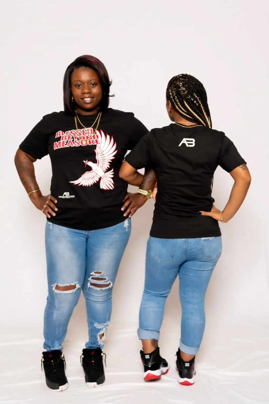 A&B (BLESSED BEYOND MEASURE) TEE (Black)