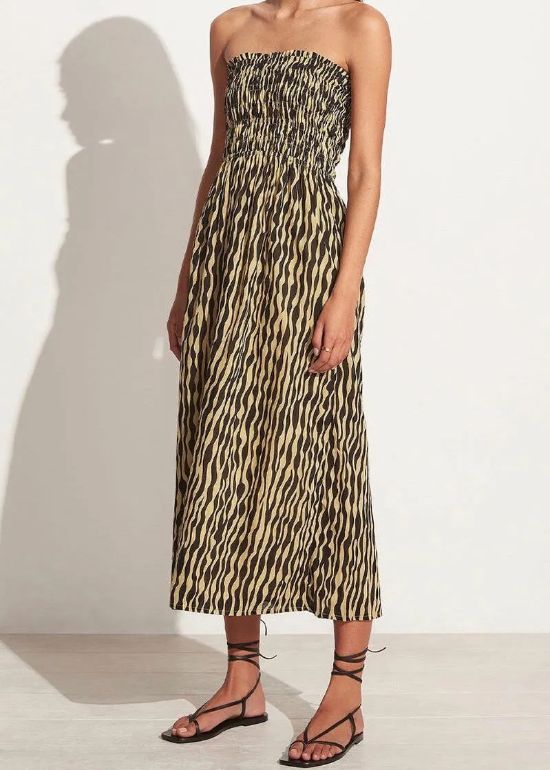 Abbas Midi Dress (Capo Testa Print)