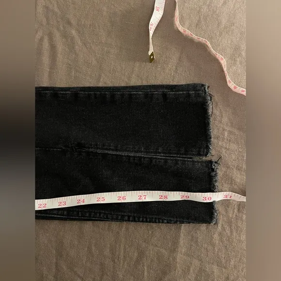 Abercrombie &amp; Fitch The Skinny High Rise Curve Love Split Hem Jeans 29/8 Regular