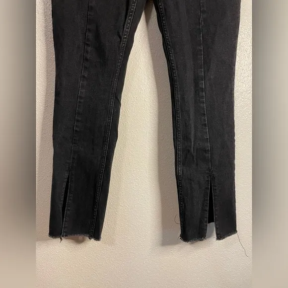 Abercrombie &amp; Fitch The Skinny High Rise Curve Love Split Hem Jeans 29/8 Regular