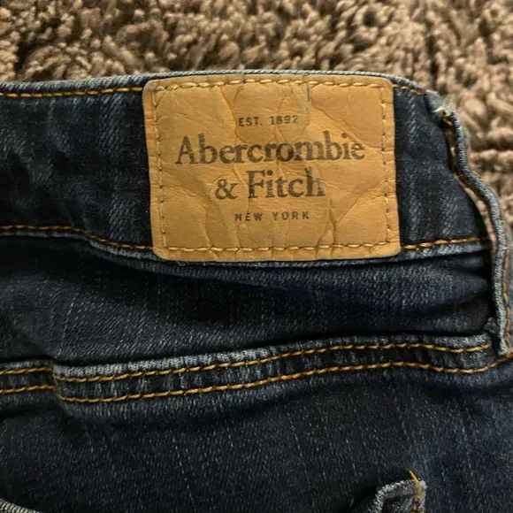 ABERCROMBIE &amp; FITCH Women’s Mid Rise Super Skinny Jeans