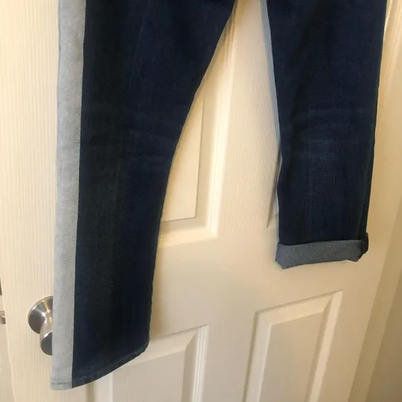 Acne Studio Flag strip straight leg jeans 34