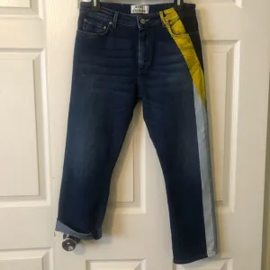 Acne Studio Flag strip straight leg jeans 34