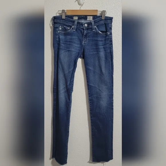 Ag Adrianna Goldschmied Aubrey skinny straight jeans size 25R