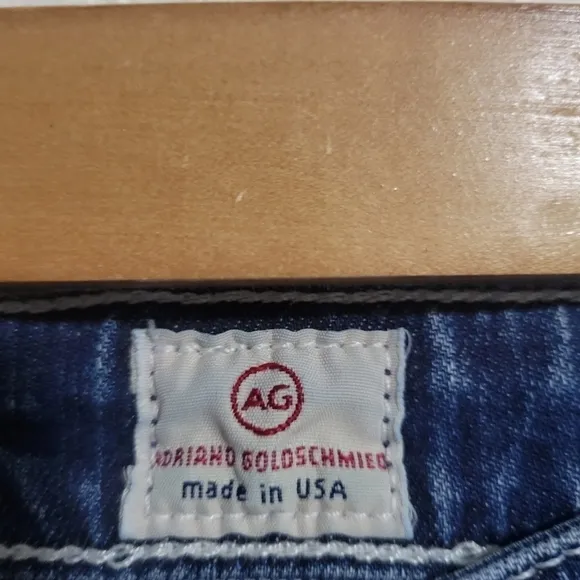 Ag Adrianna Goldschmied Aubrey skinny straight jeans size 25R