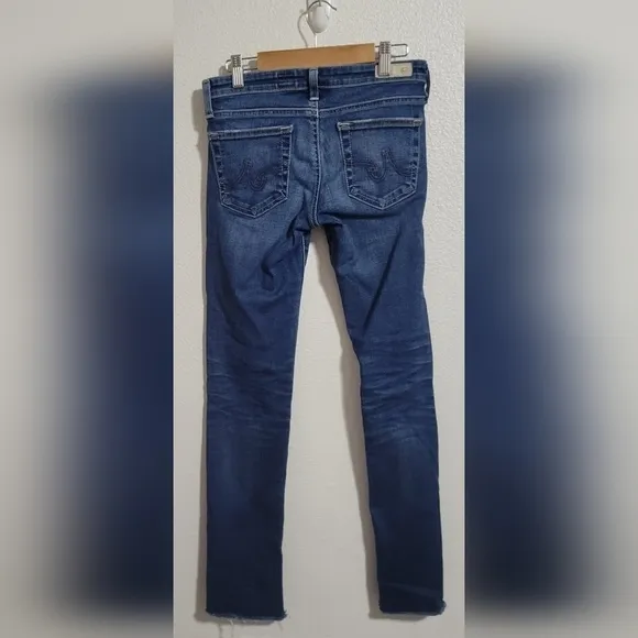 Ag Adrianna Goldschmied Aubrey skinny straight jeans size 25R