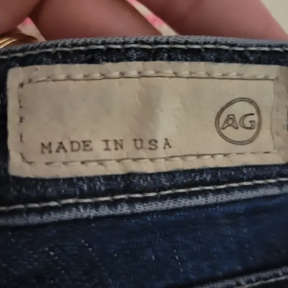 Ag Adrianna Goldschmied Aubrey skinny straight jeans size 25R