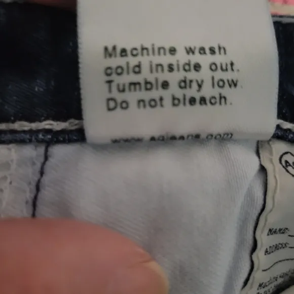 Ag Adrianna Goldschmied Aubrey skinny straight jeans size 25R