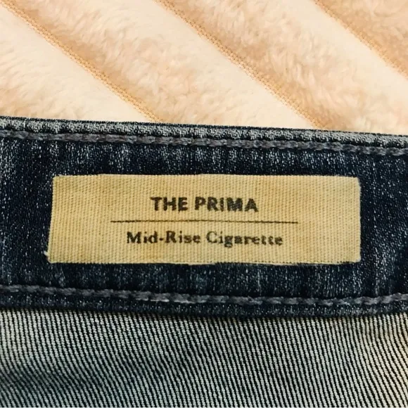 Ag Adriano Goldschmied THE PRIMA Cigarette Mid Rise Skinny Jeans Women’s Size 27