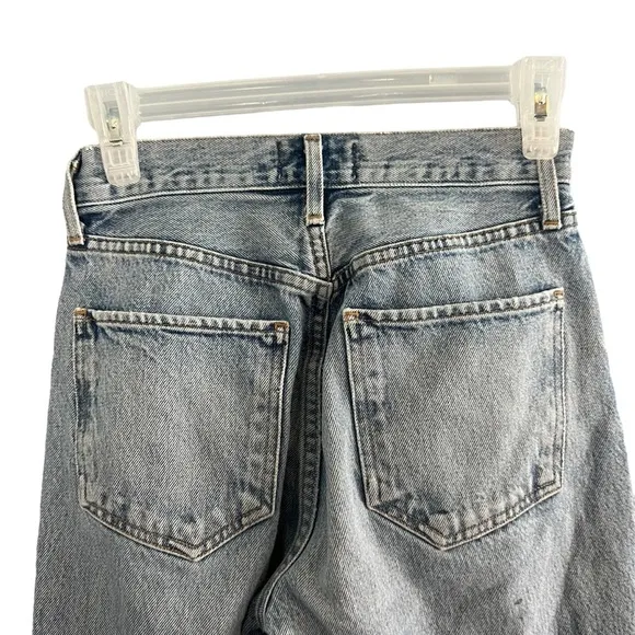 Agolde Riley High Rise Straight Leg Jeans