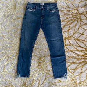 Agolde Toni Medium Wash Straight Leg Jeans