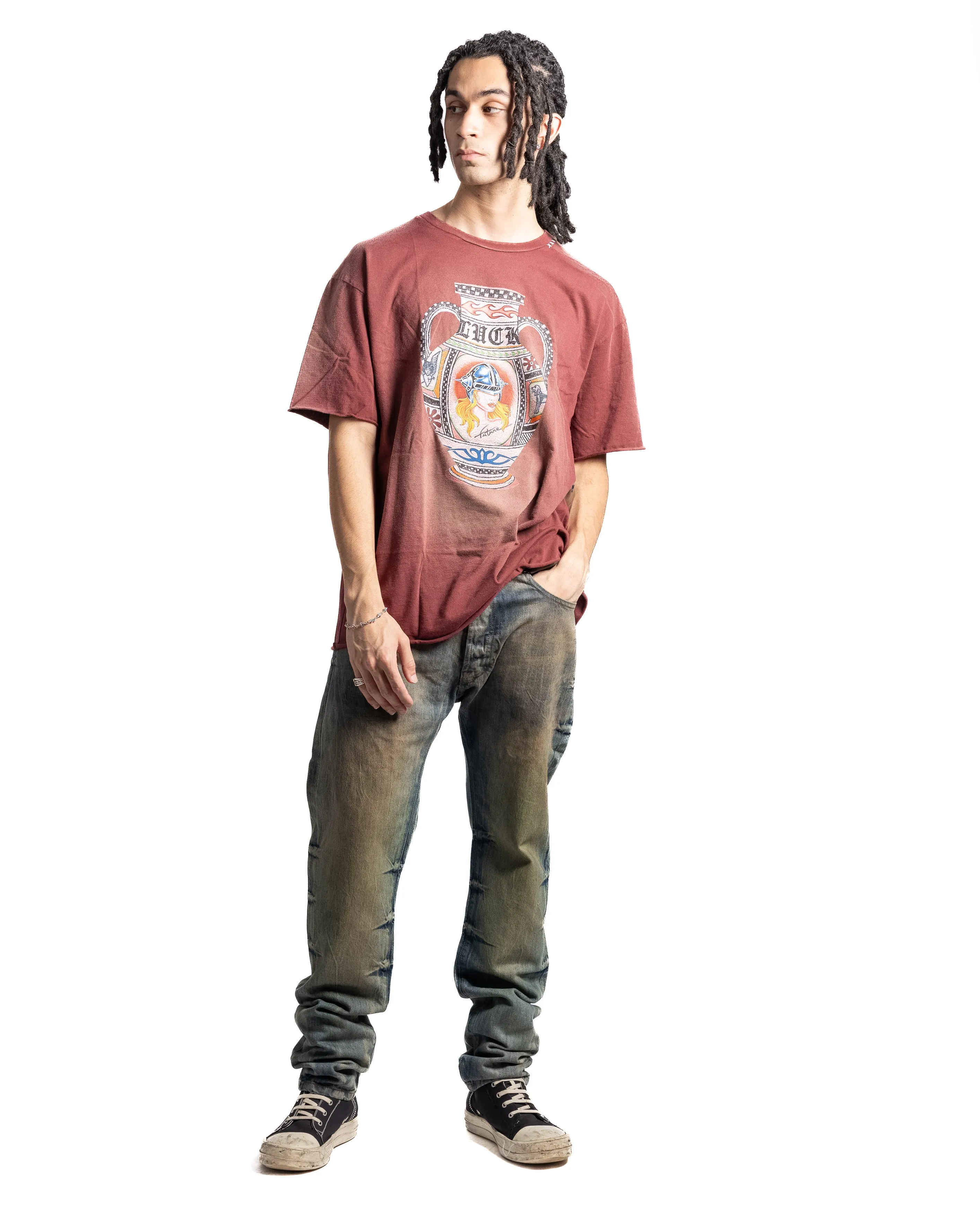 Alchemist Lester Luck Tee Red Mahogany