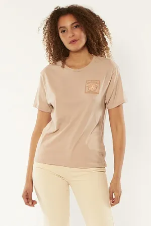 Amuse Roam And Wander S/S Knit Tee MUSHROOM