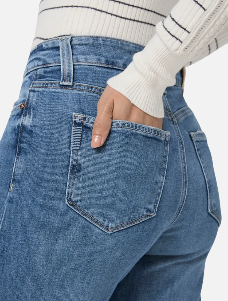 Anessa Wide Leg Jean - Poet
