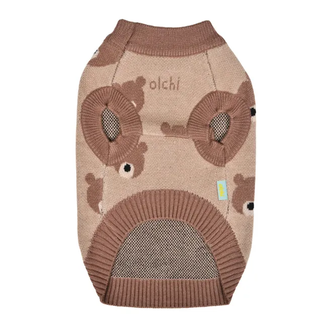 animal friends knit - bear