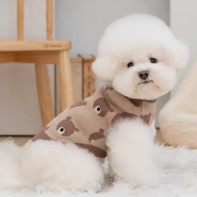animal friends knit - bear