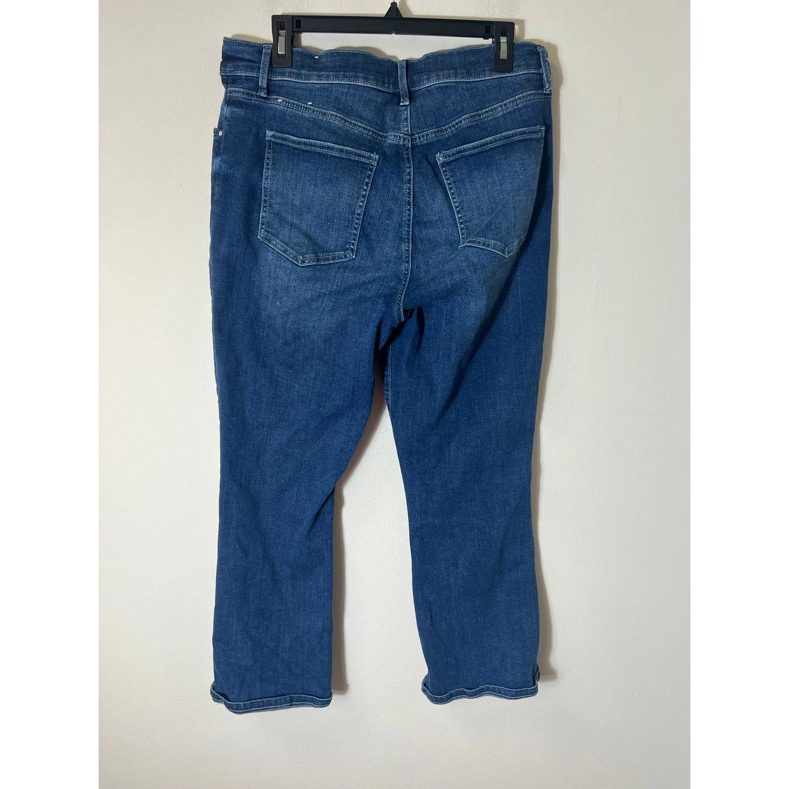 Ann Taylor Blue Straight Leg Blue Jeans Sz 14