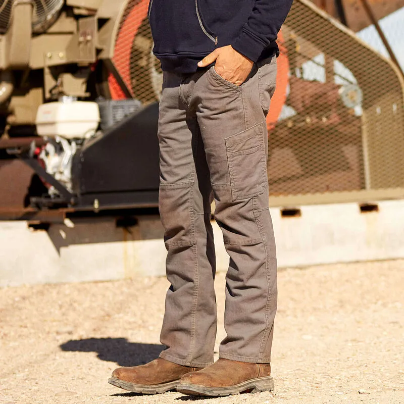 Ariat Men's Flame Resistant M5 Stretch DuraLight Canvas Straight Leg Pant Grey - 10027709