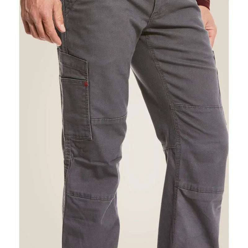 Ariat Men's Flame Resistant M5 Stretch DuraLight Canvas Straight Leg Pant Grey - 10027709