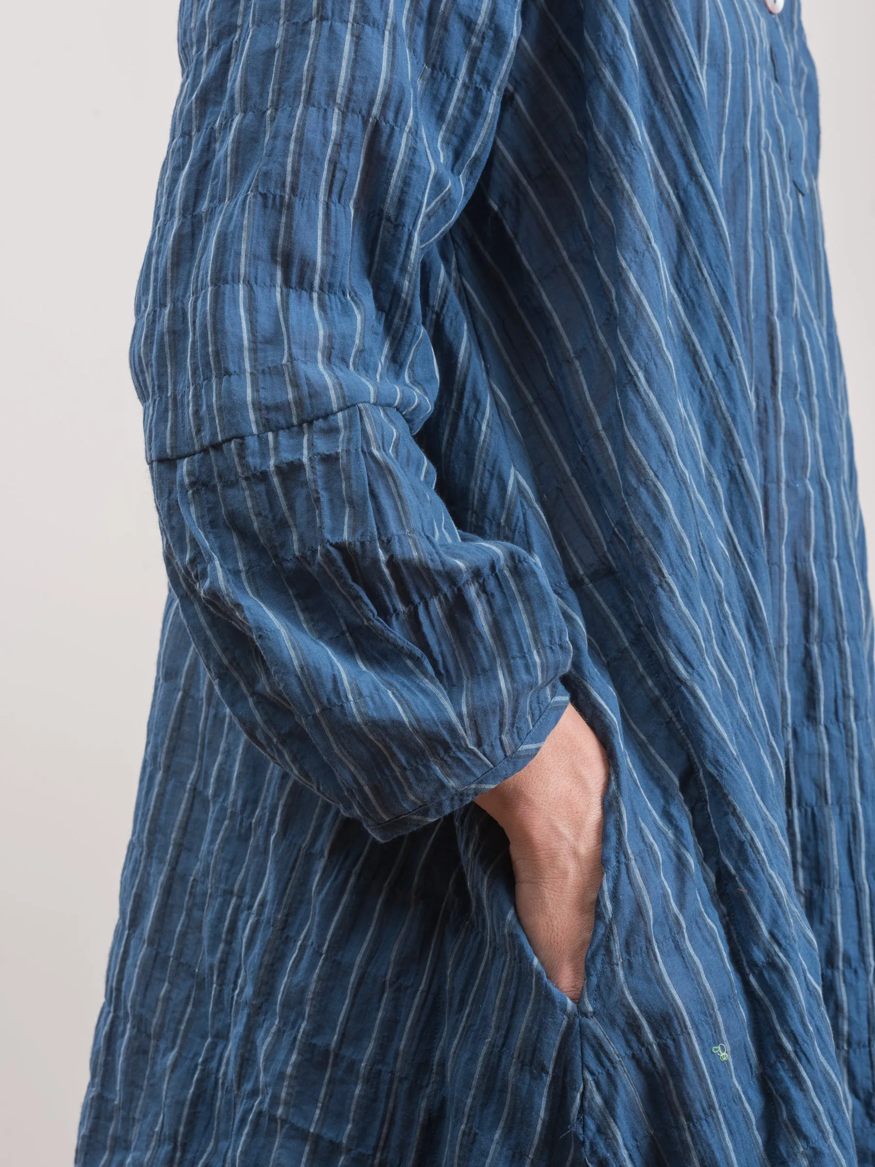 atlin dress - indigo multi