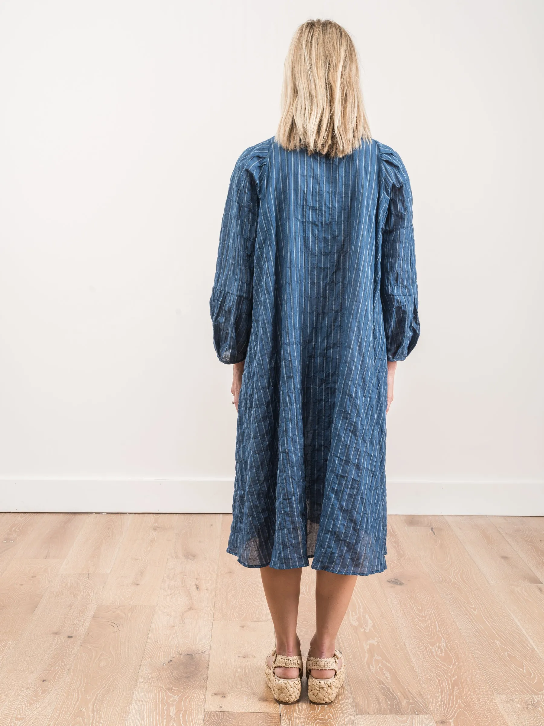 atlin dress - indigo multi