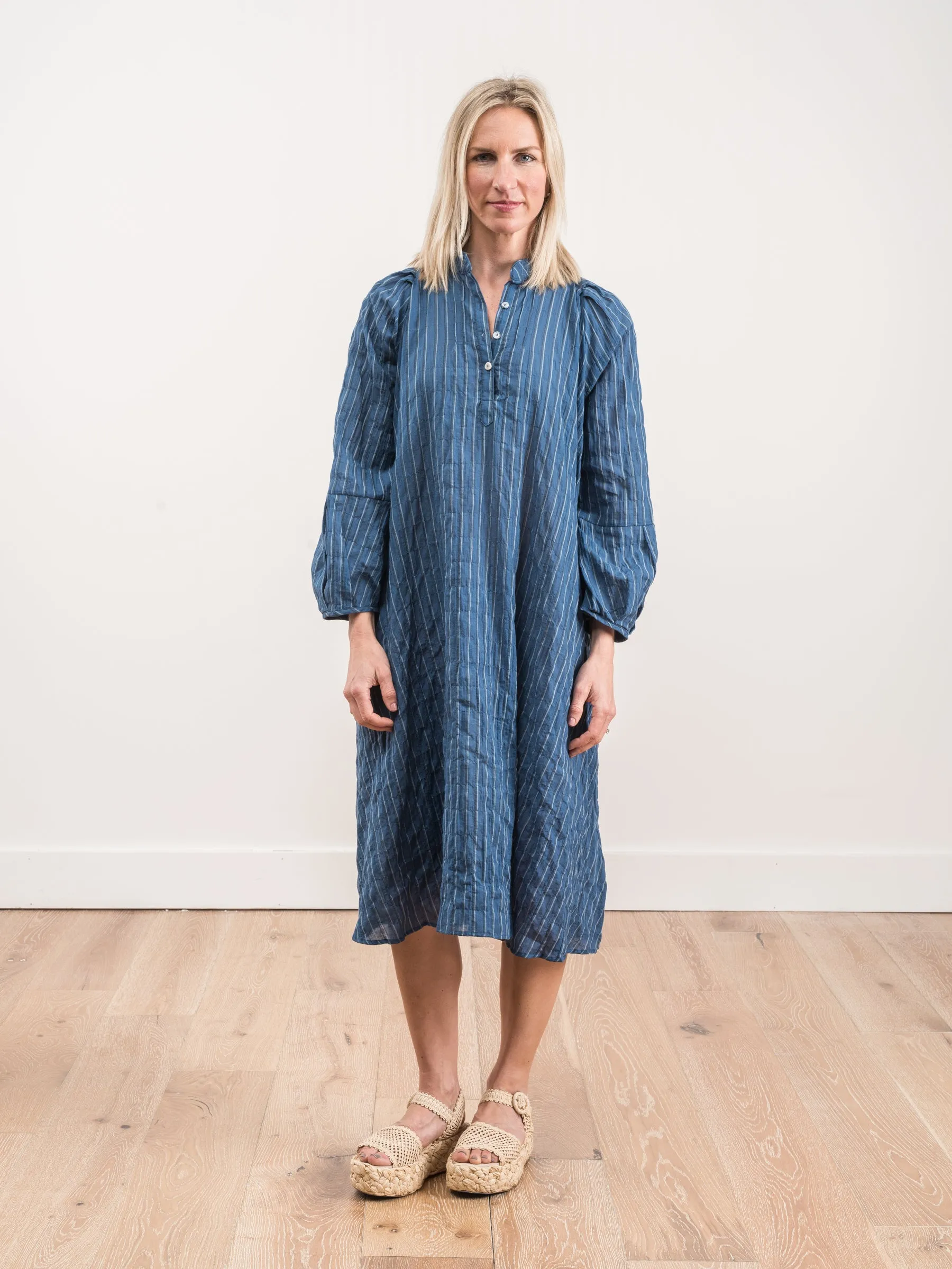 atlin dress - indigo multi