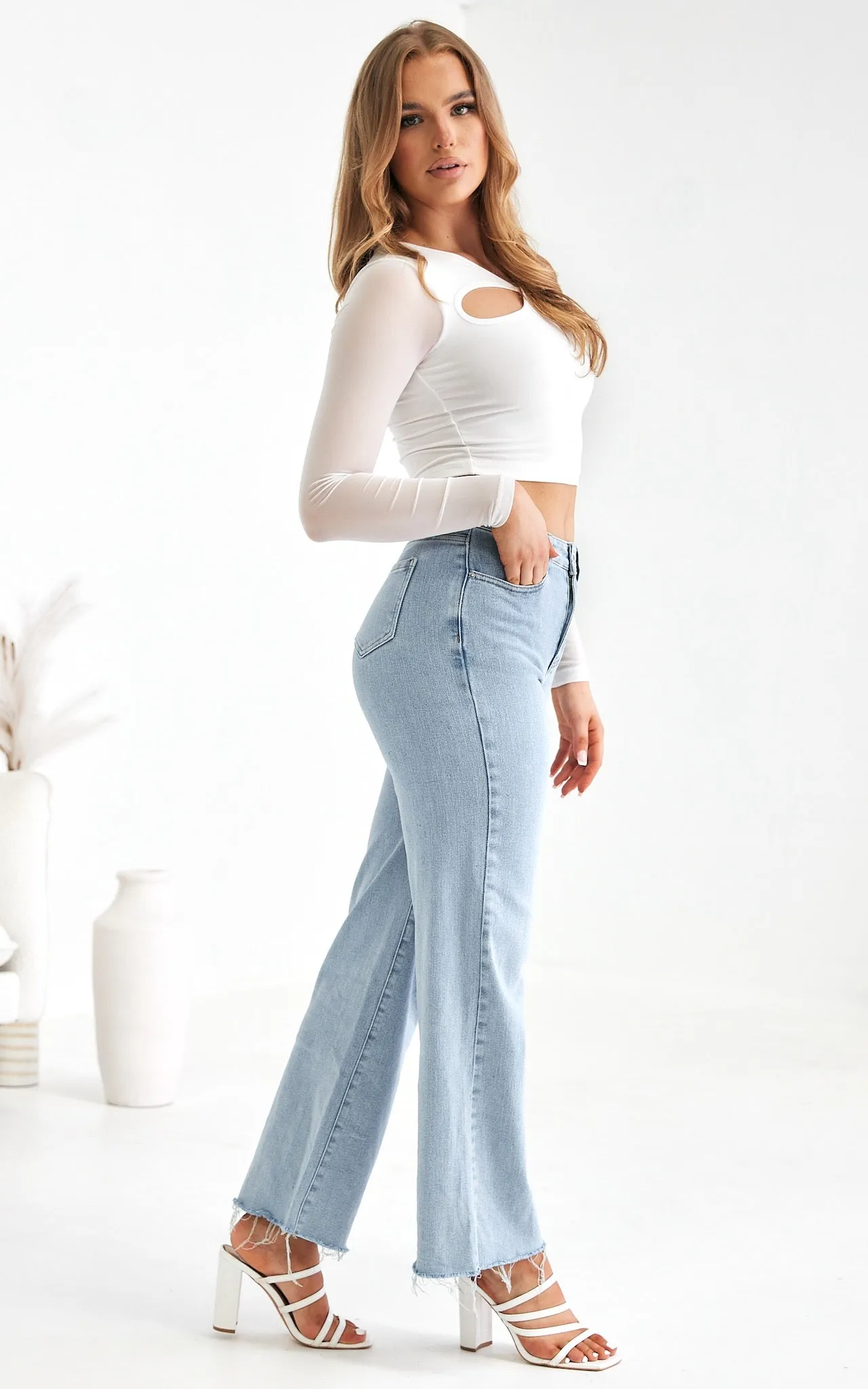 Aubreen Jeans - Light Blue