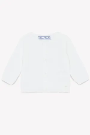 BABY ESPRIT ROMANTIQUE CARDIGAN 4 - Blanc
