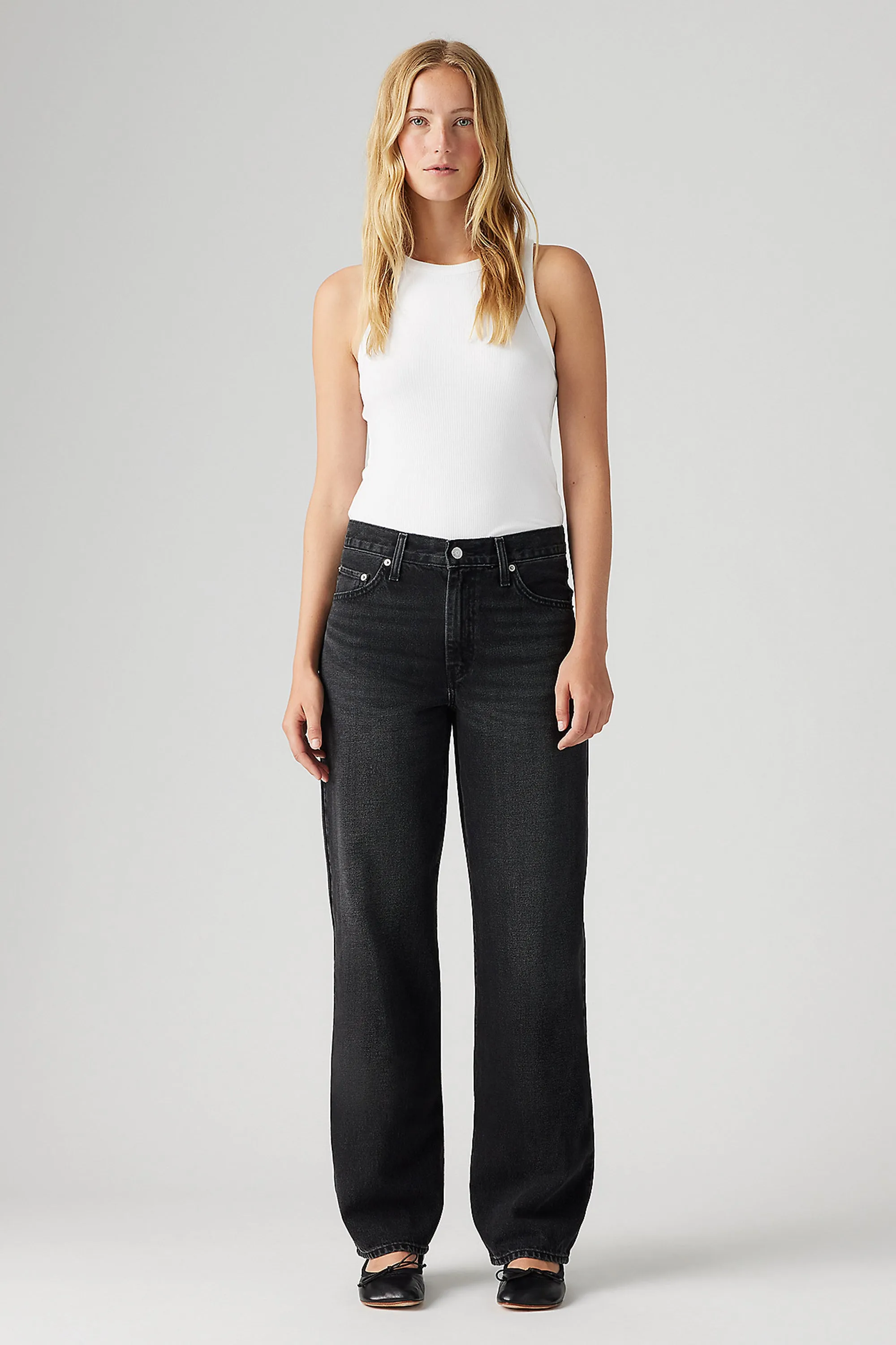 Baggy Dad Jeans Shrink Up