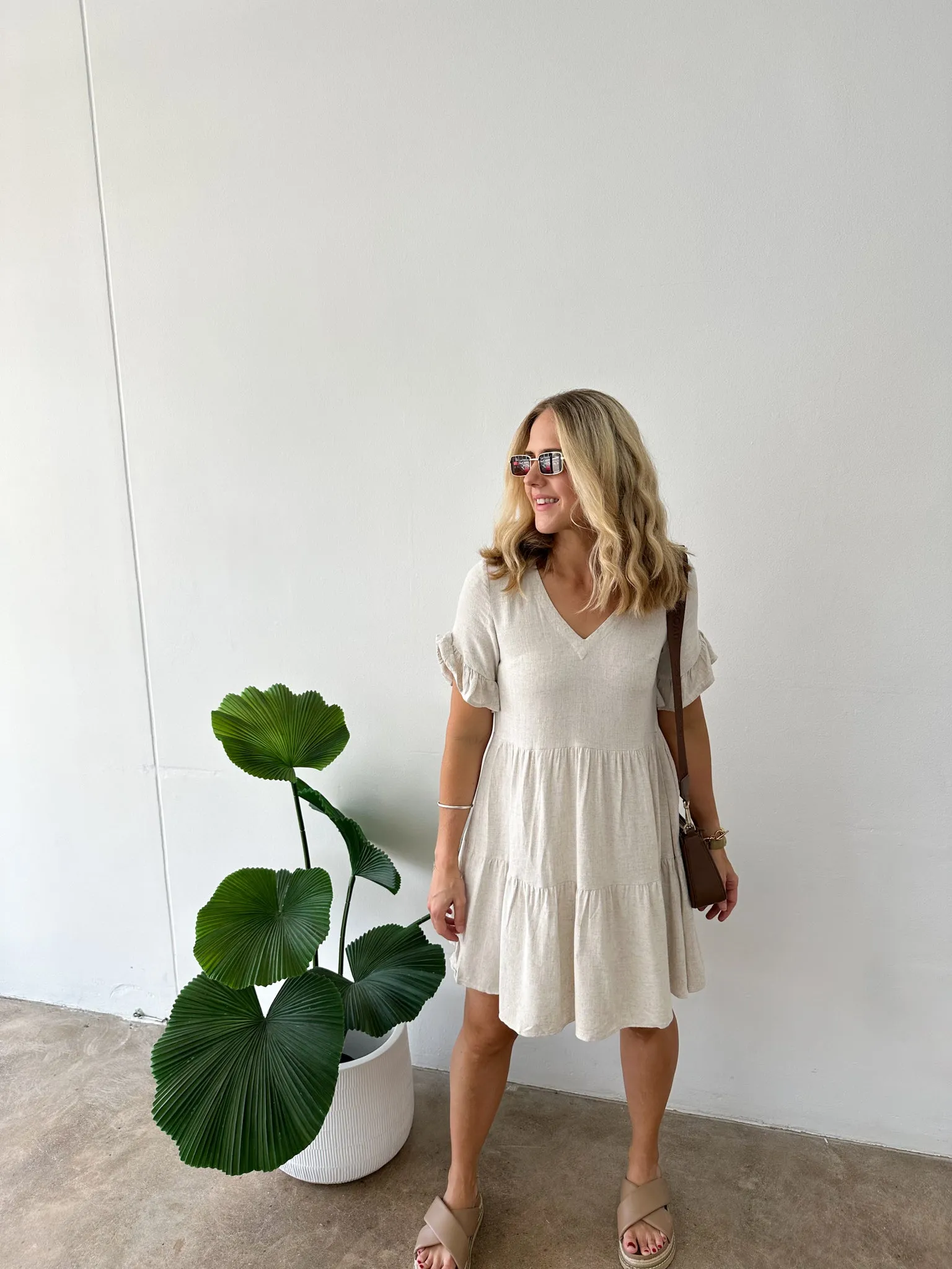 Bailey Dress -Beige