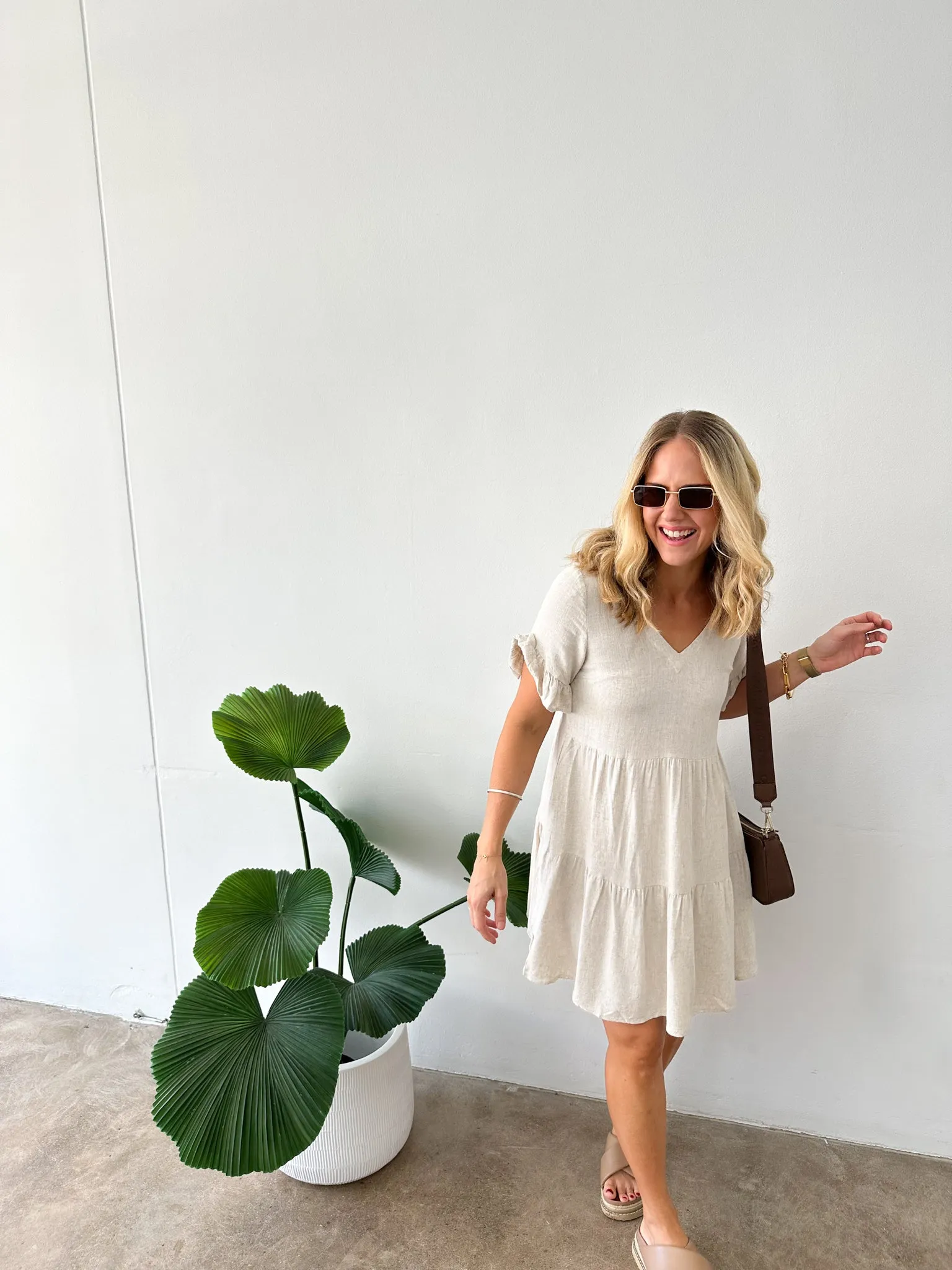 Bailey Dress -Beige