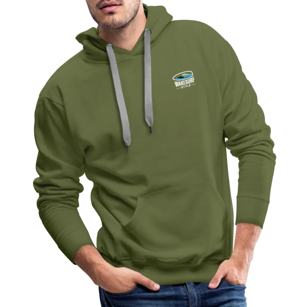 Ballast Up & Surf - Wake Responsibly - Men’s Premium Hoodie
