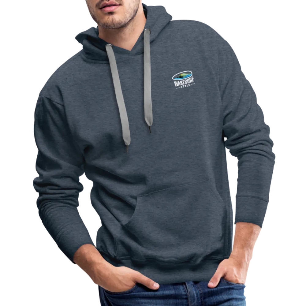Ballast Up & Surf - Wake Responsibly - Men’s Premium Hoodie