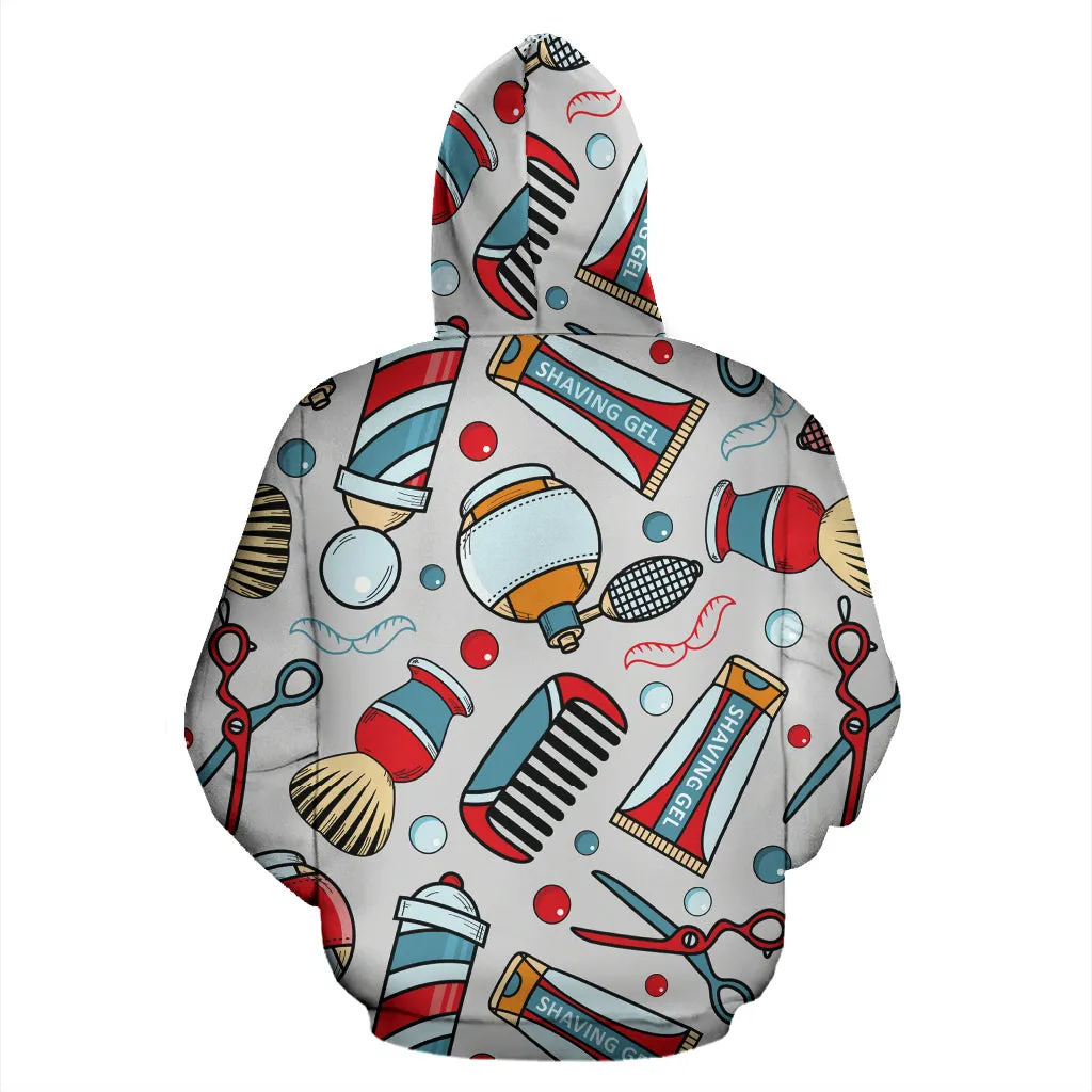 BARBER TOOLS ZIP-UP HOODIE