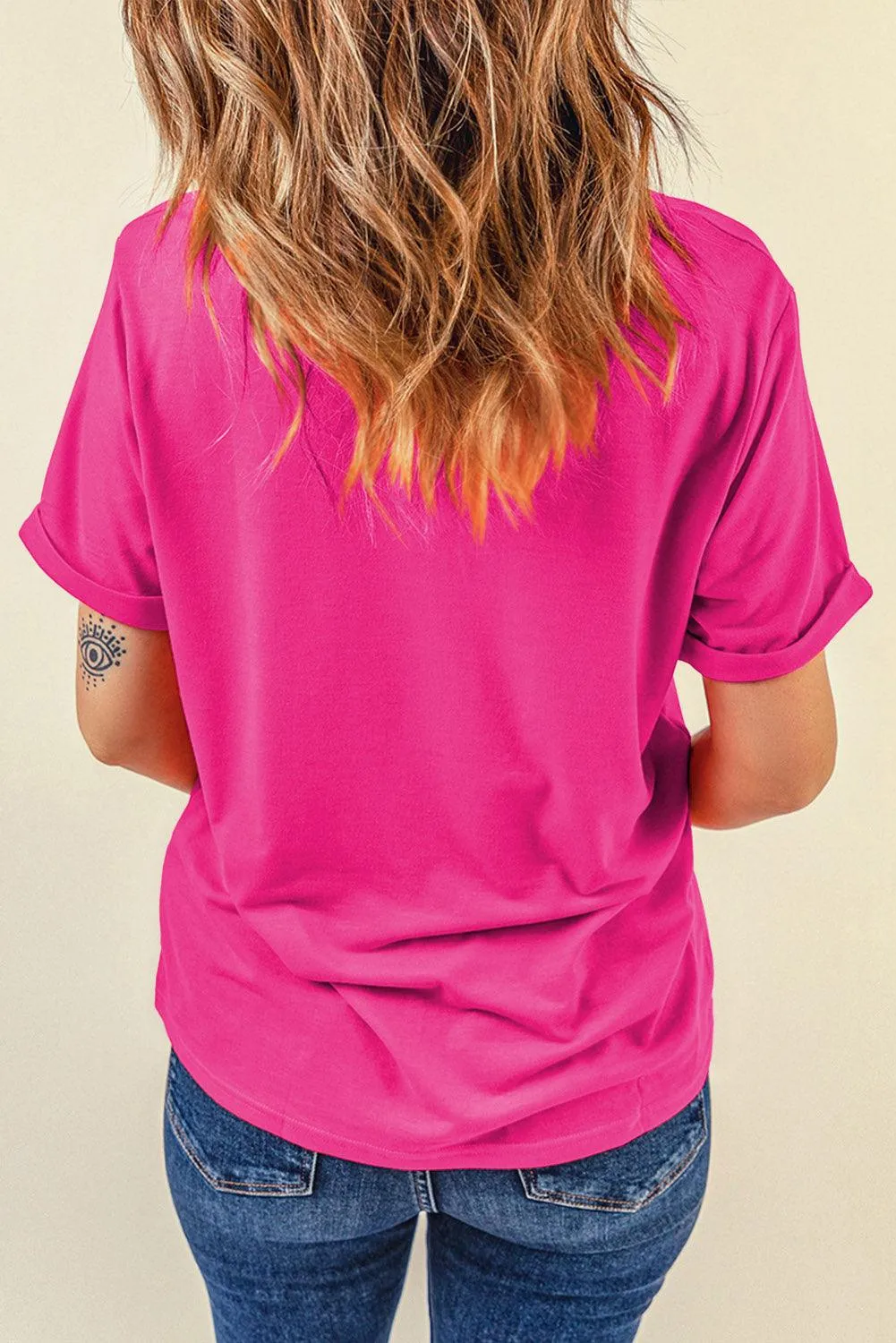 Baseball Bowknot Graphic T-Shirt
