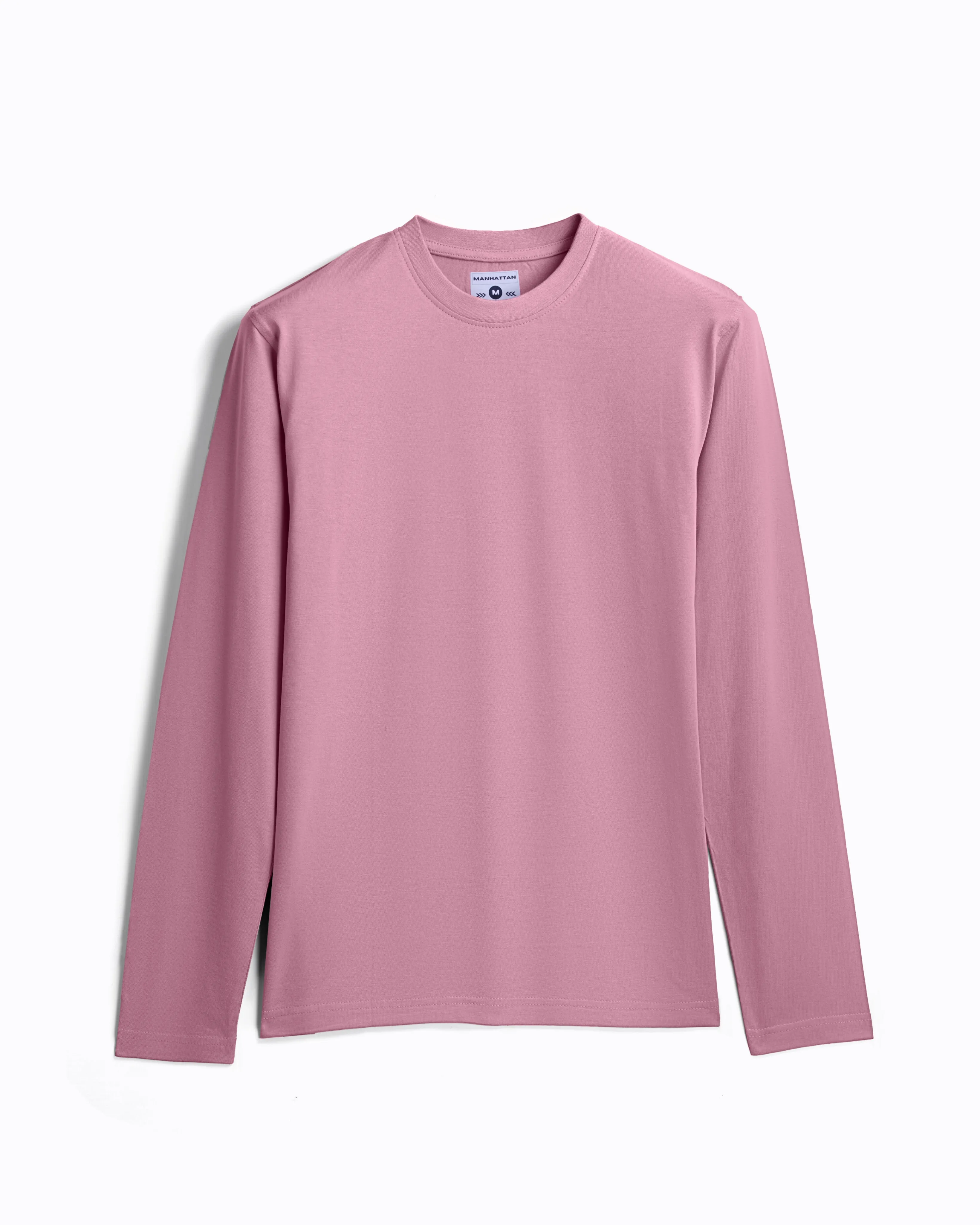 Basic Cotton Full Sleeve Bubblegum Pink Unisex