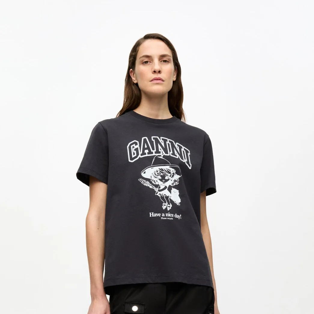 BASIC COTTON RELAXED T-SHIRT | PHANTOM WITCH