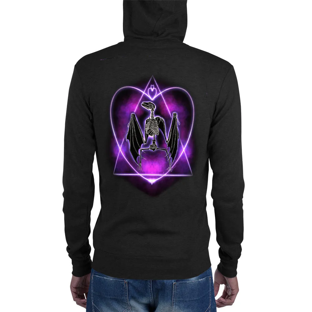 Bat Love Unisex zip hoodie
