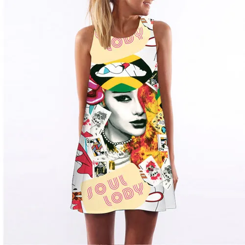 Beach Dress Sundress Casual Shift Dresses