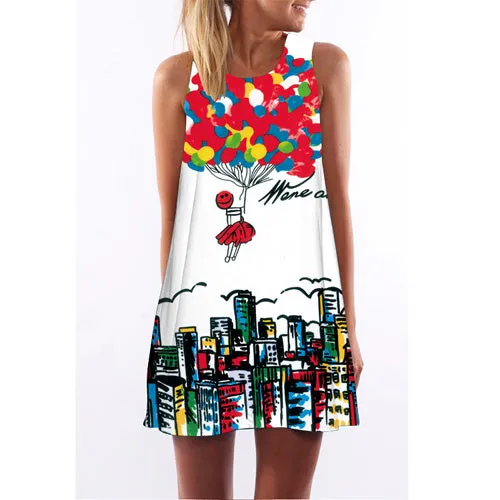 Beach Dress Sundress Casual Shift Dresses