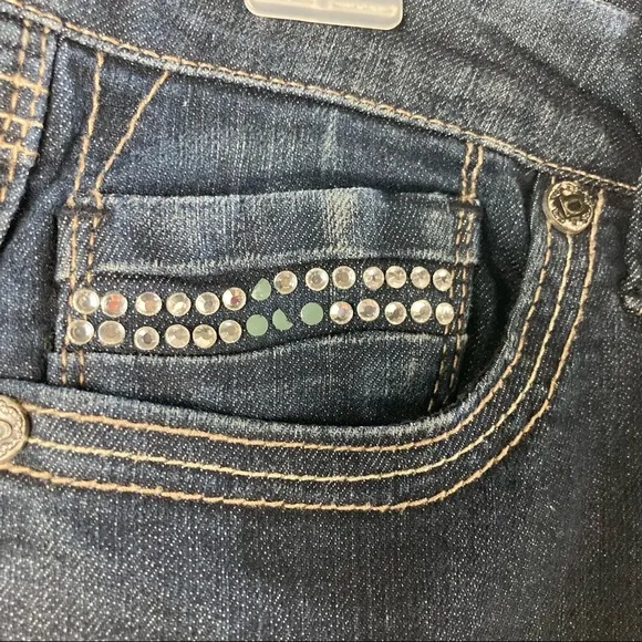 Bebe Dark Wash Skinny Jeans