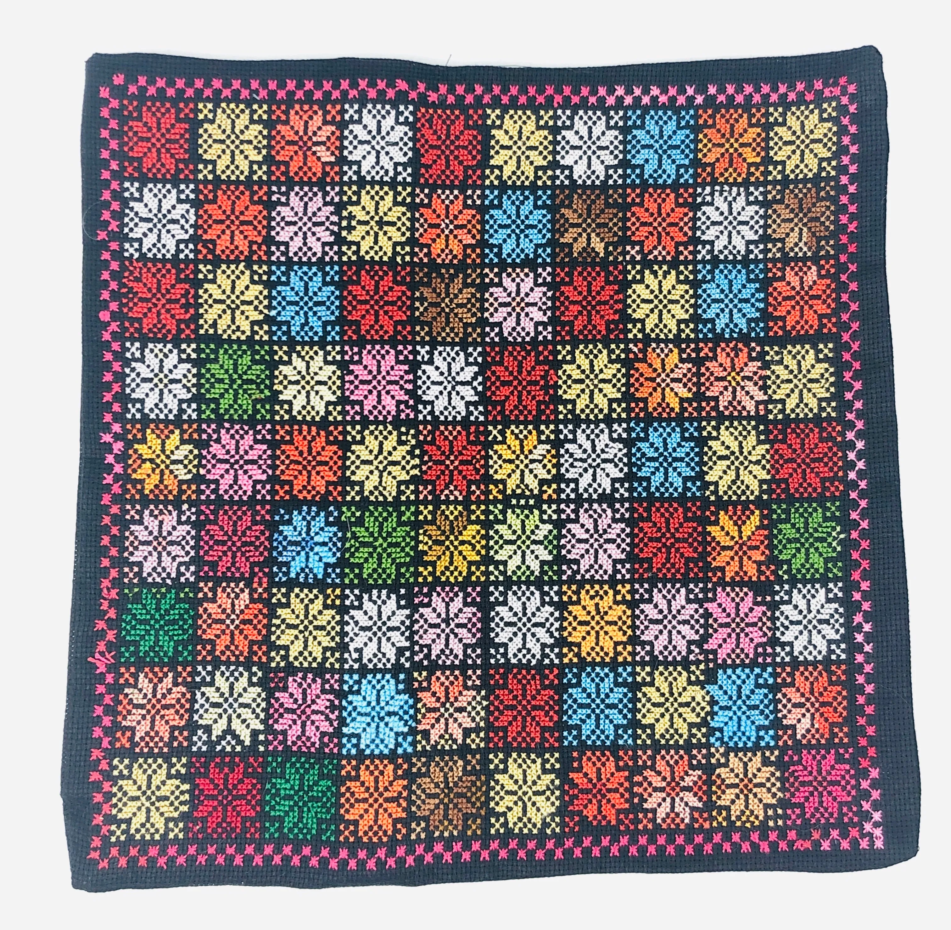 Bedouin Embroidery - Pillow Covers (14-1/2x15")