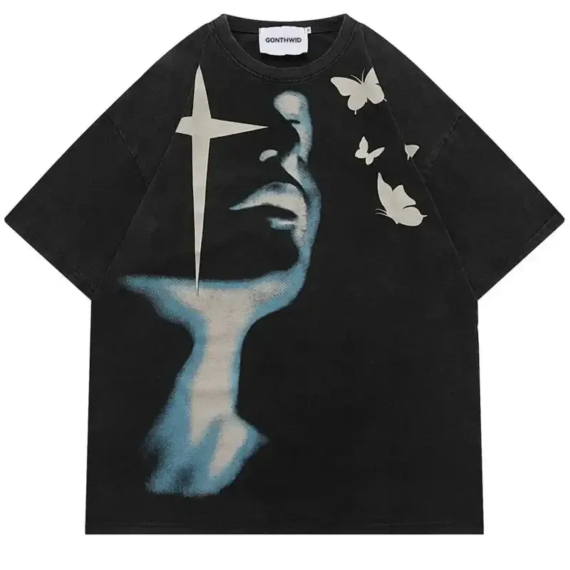 Black Graphic T Shirt