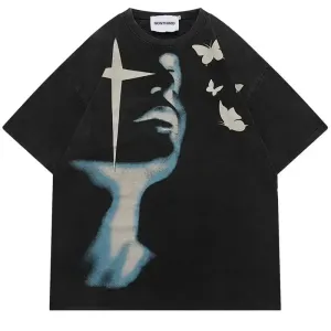 Black Graphic T Shirt